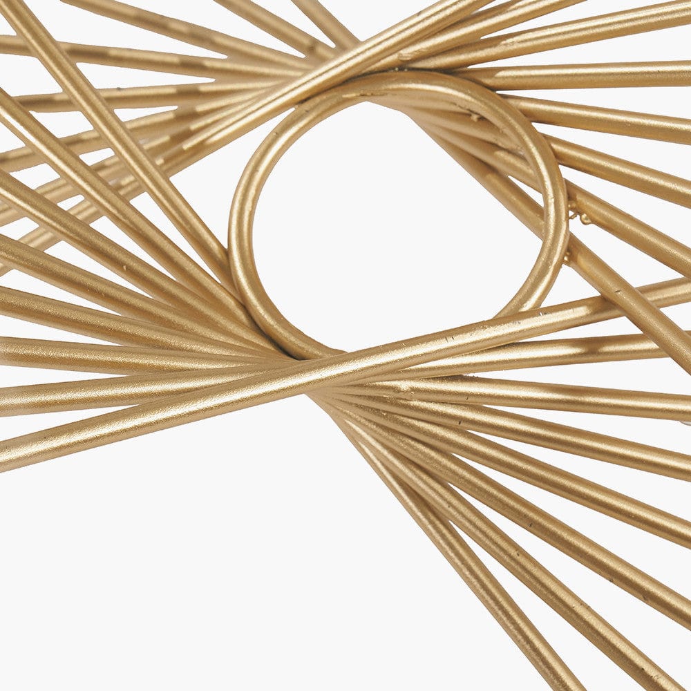 Liberty Glass and Gold Metal Coffee Table.