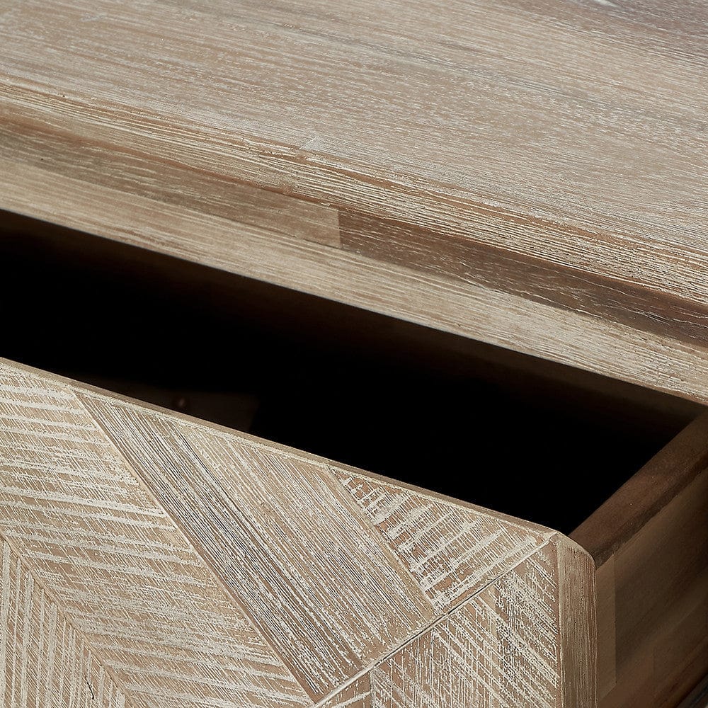 Marca Acacia Wood 1 Drawer Console Table.