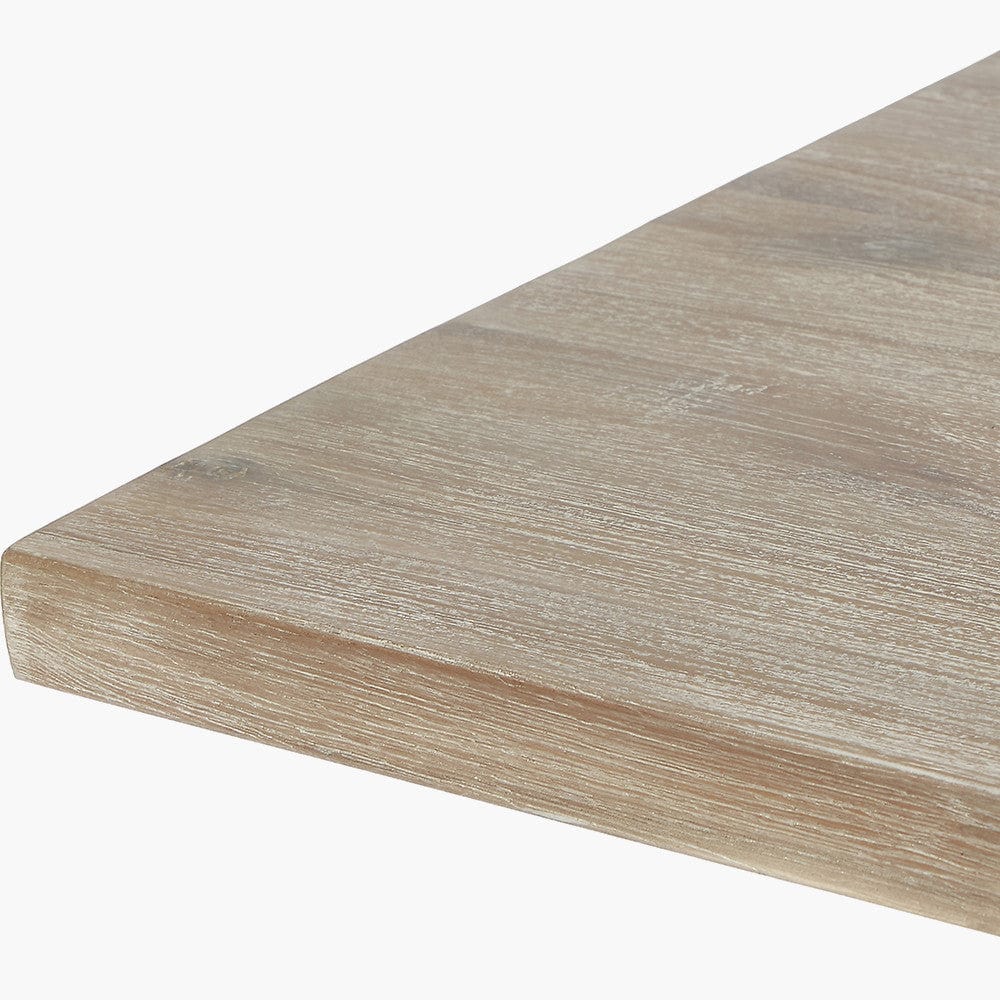 Marca Acacia Wood 2 Drawer Desk.