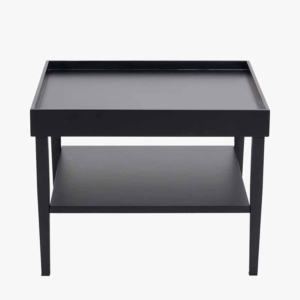 Pacific Lifestyle Living Marnie Black Wood Veneer Coffee Table House of Isabella UK