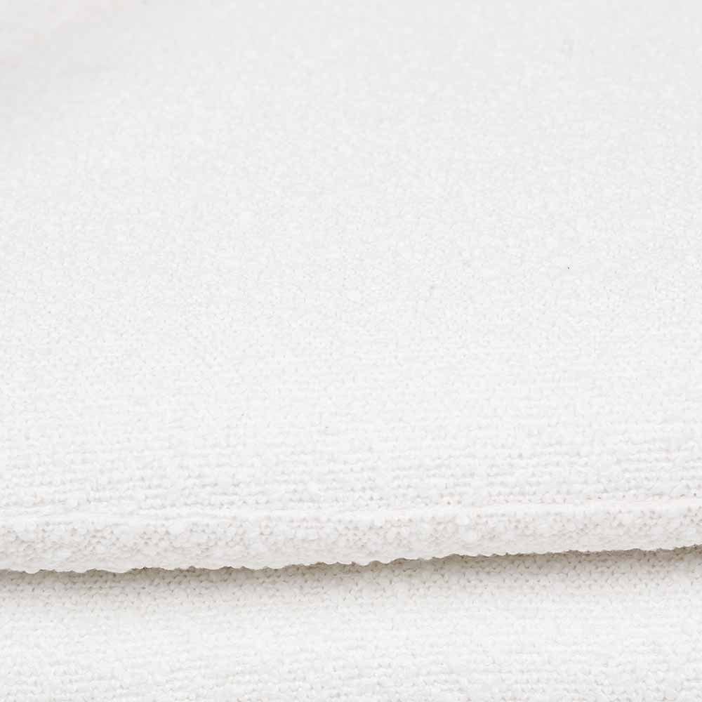 Rosolini Bouclé Fabric and Black Metal Swivel Rise and Fall Chair.