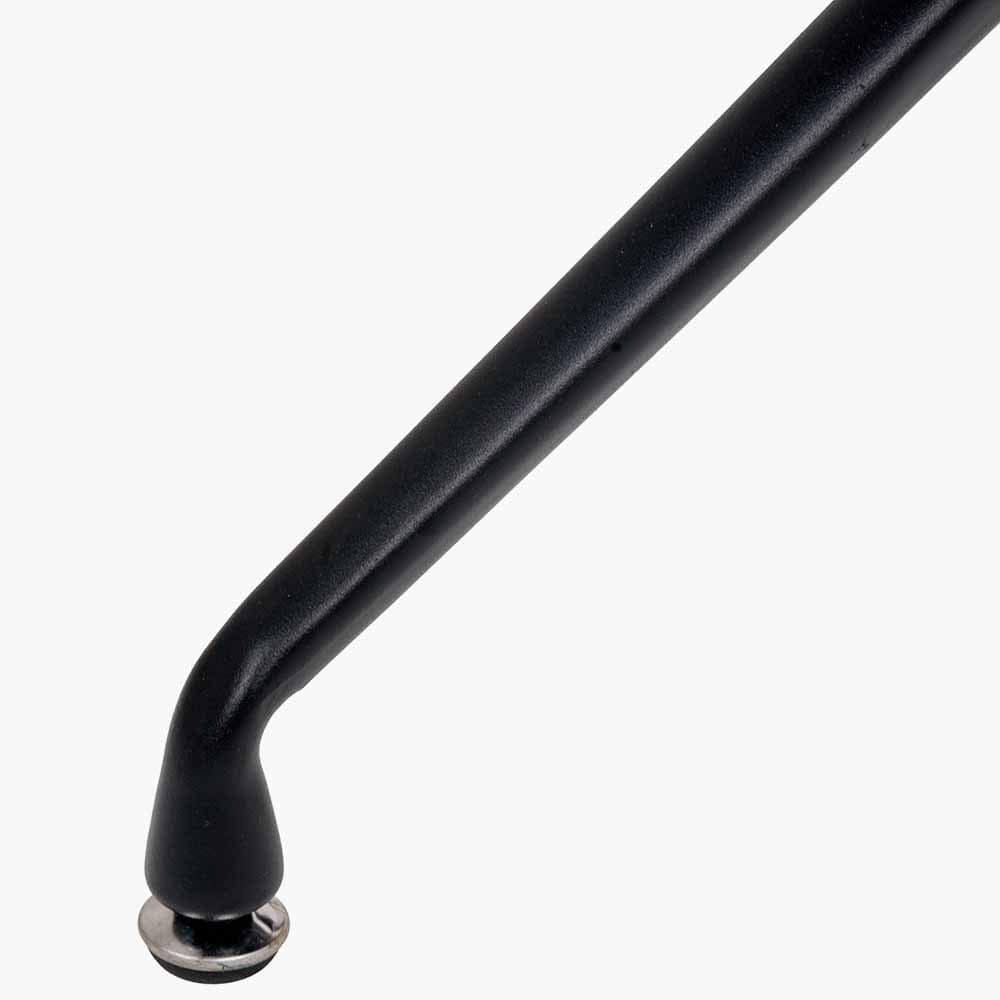 Rosolini Pebble Linen Mix and Black Metal Swivel Rise and Fall Chair.