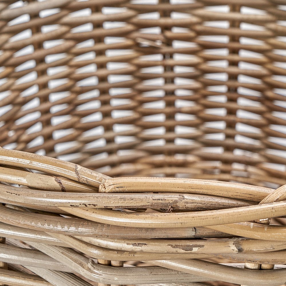 S/2 Grey Kubu Log Baskets.