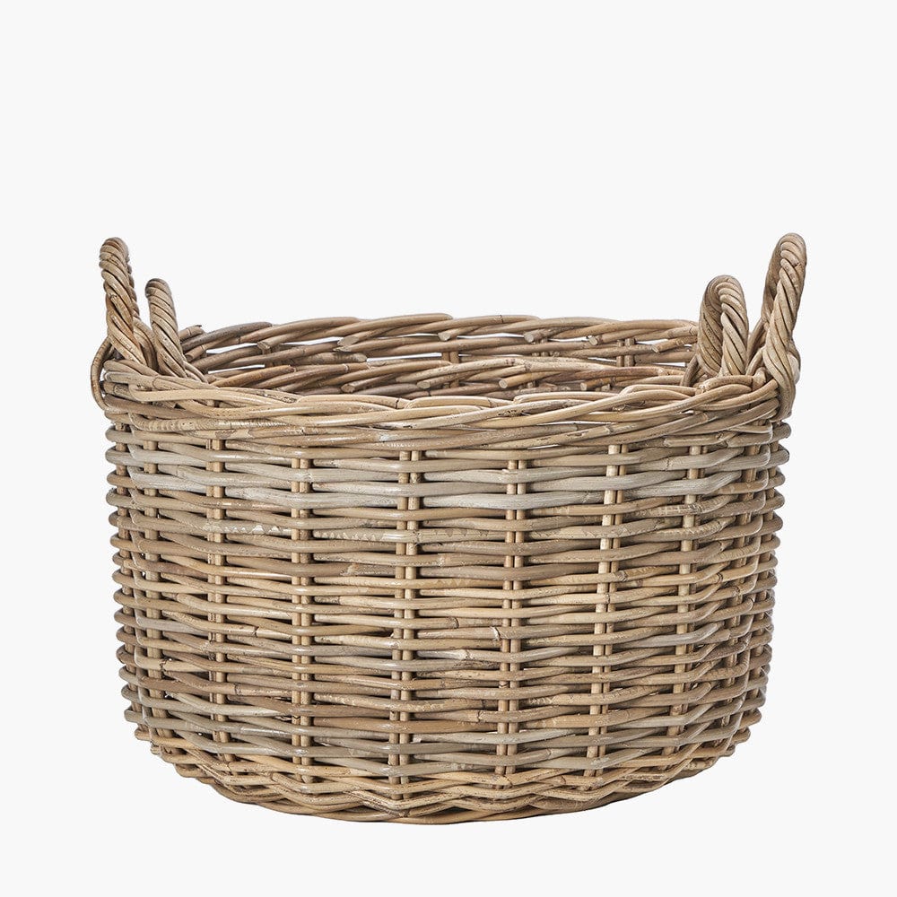 S/2 Grey Kubu Log Baskets.