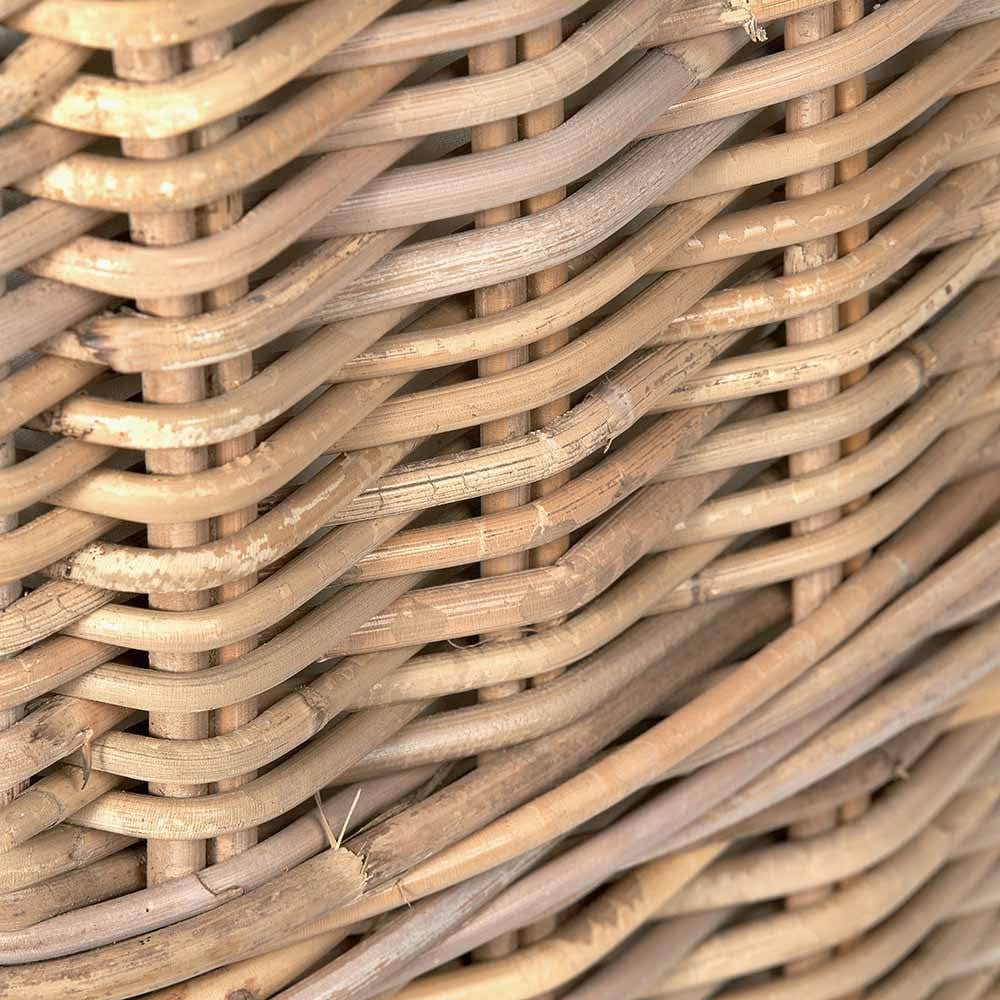 S/2 Grey Kubu Rectangular Linen Baskets.