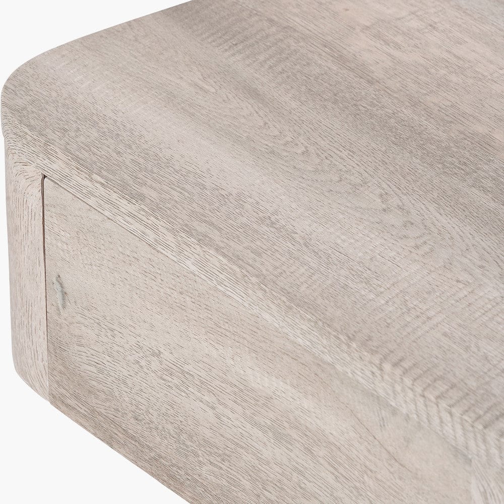 Ukiah Grey Oak Veneer 1 Drawer Unit.