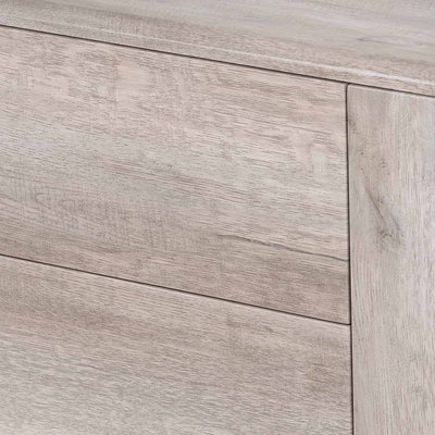 Pacific Lifestyle Living Ukiah Grey Oak Veneer and Black Metal Sideboard House of Isabella UK