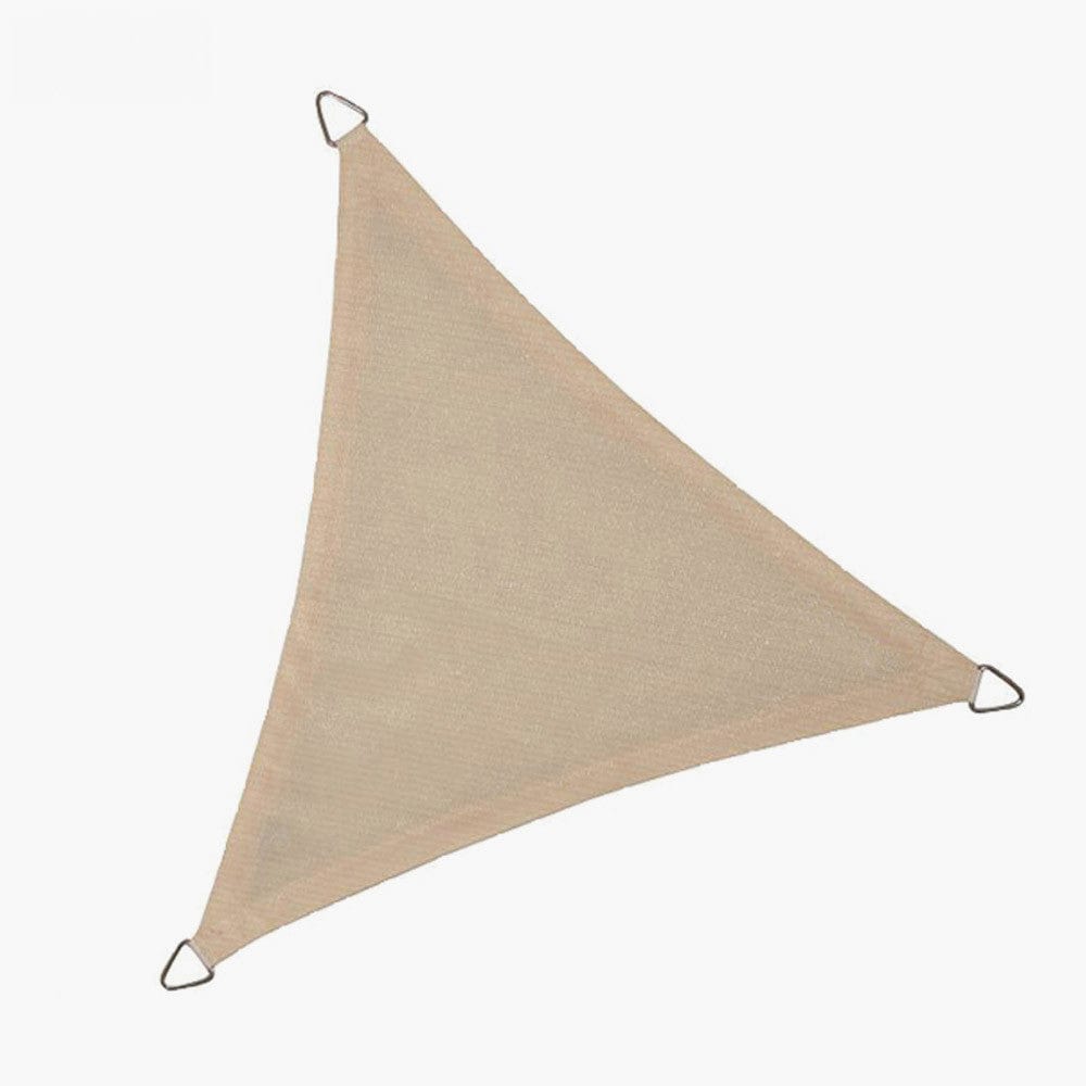 3.6m Triangle Shade Sail Off-White.