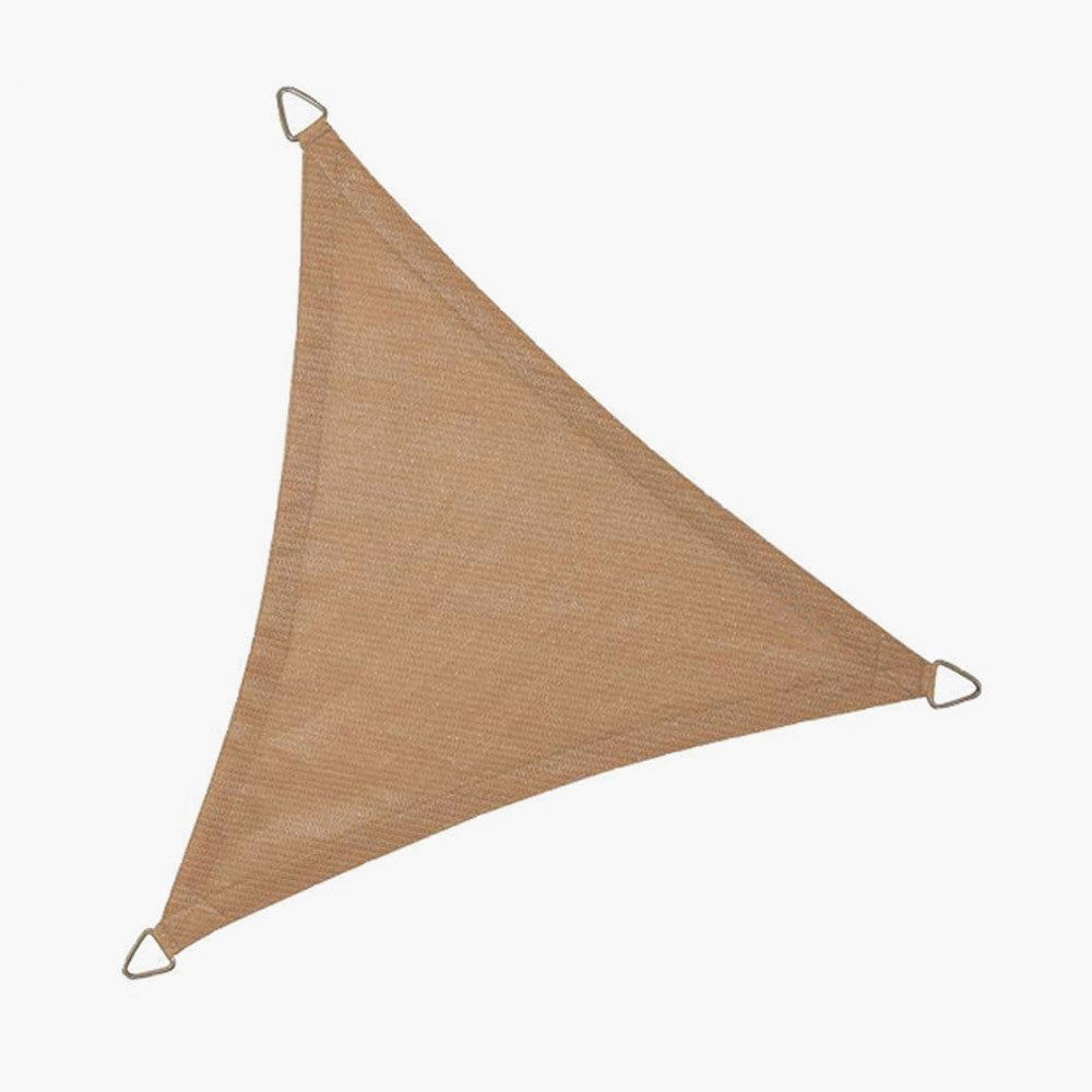 5m Triangle Shade Sail Sand.