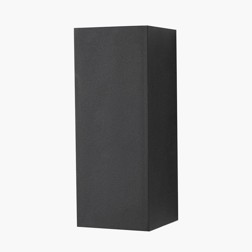 Acer Dark Grey Metal Square Outdoor Dual Wall Light.