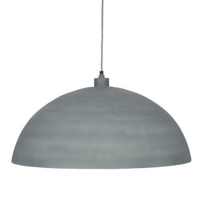 Pacific Lifestyle Outdoors Anders Matt Grey and Gold Leaf Metal Dome Pendant House of Isabella UK