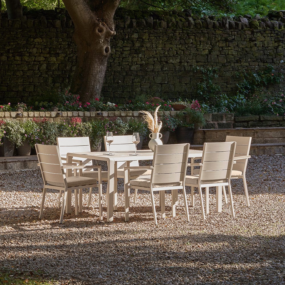 Pacific Lifestyle Outdoors Aruba Outdoor 6 Seater Dining Set House of Isabella UK