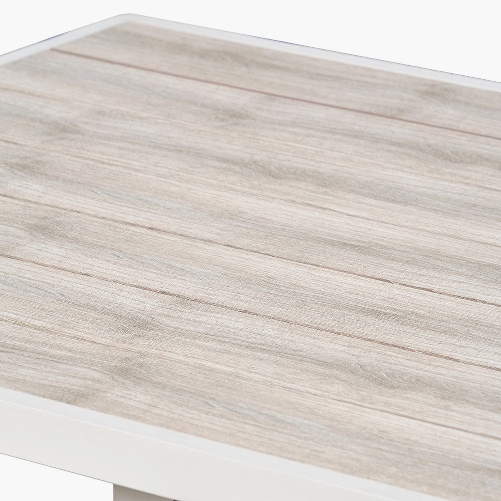 Aruba Outdoor Corner Seating Set with Adjustable Table.