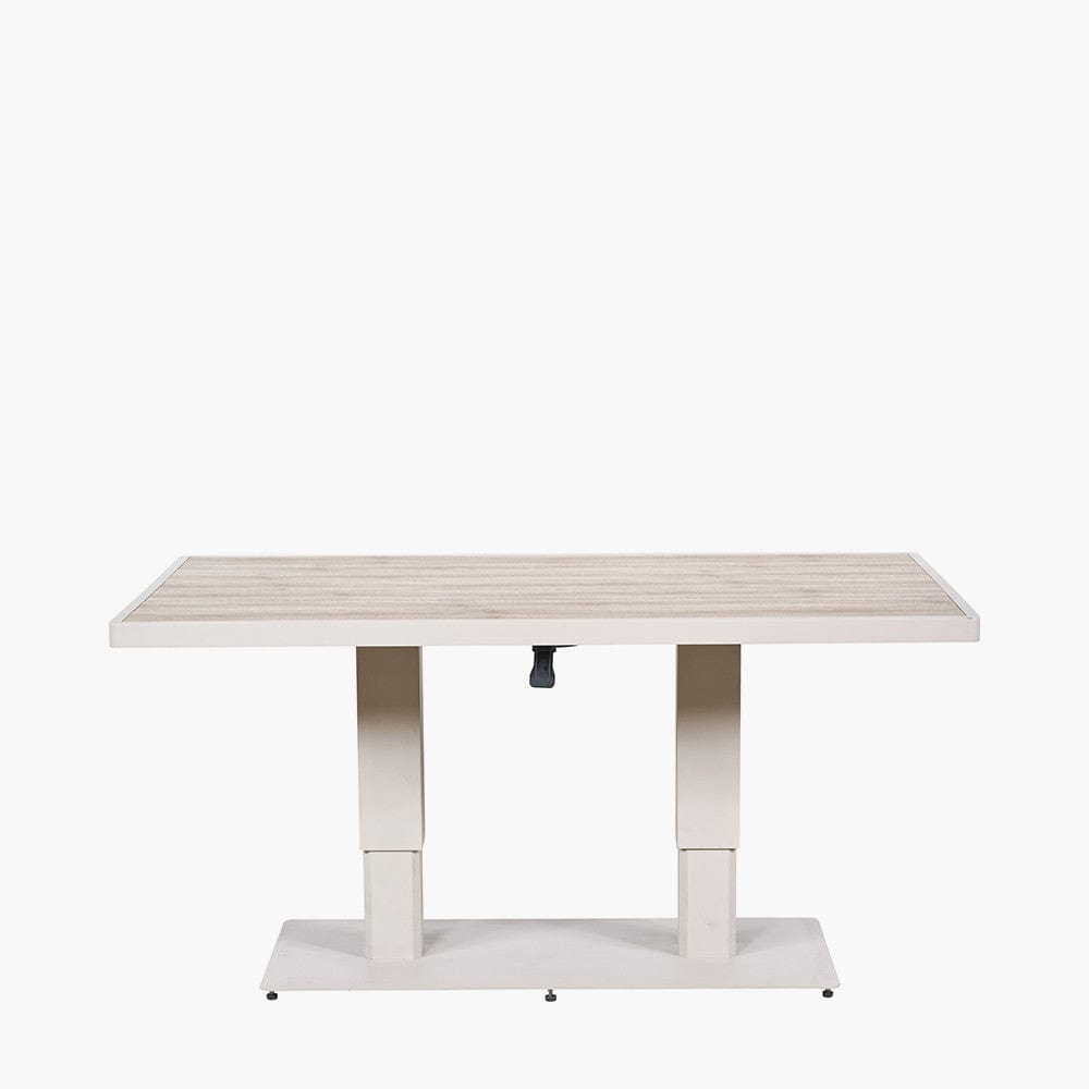 Aruba Outdoor Corner Seating Set with Adjustable Table.