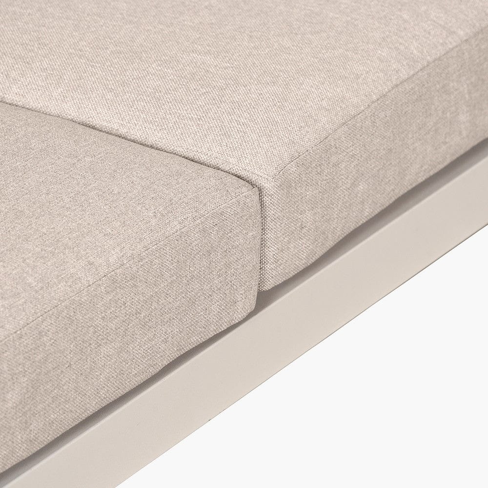 Aruba Outdoor Corner Seating Set with Adjustable Table.