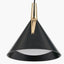 Astarion Matt Black and Gold 3 Drop LED Pendant.