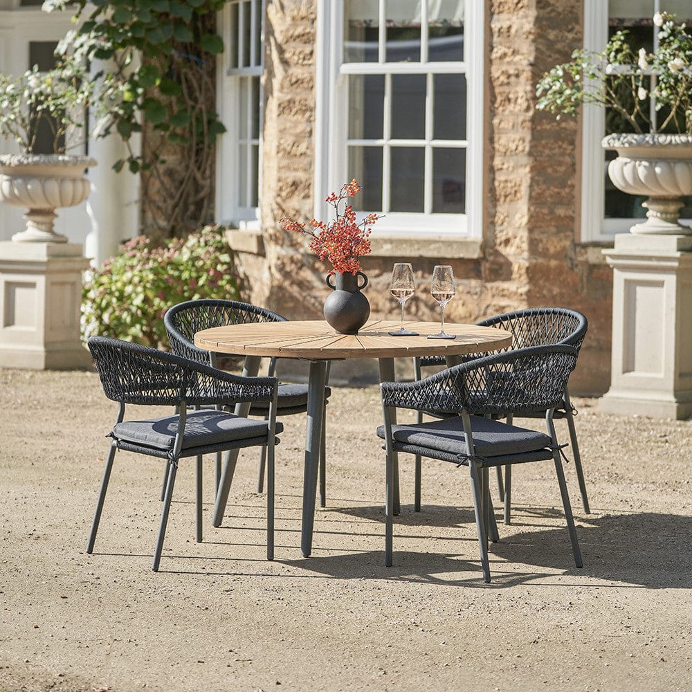 Bazel Outdoor 4 Seater Dining Set.