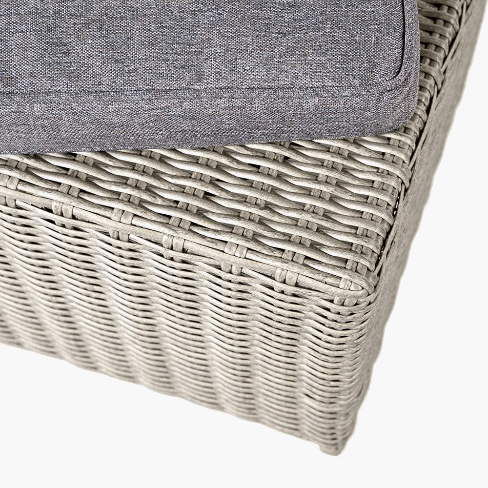 Bermuda Slate Grey Outdoor Cube Set with Ceramic Top.