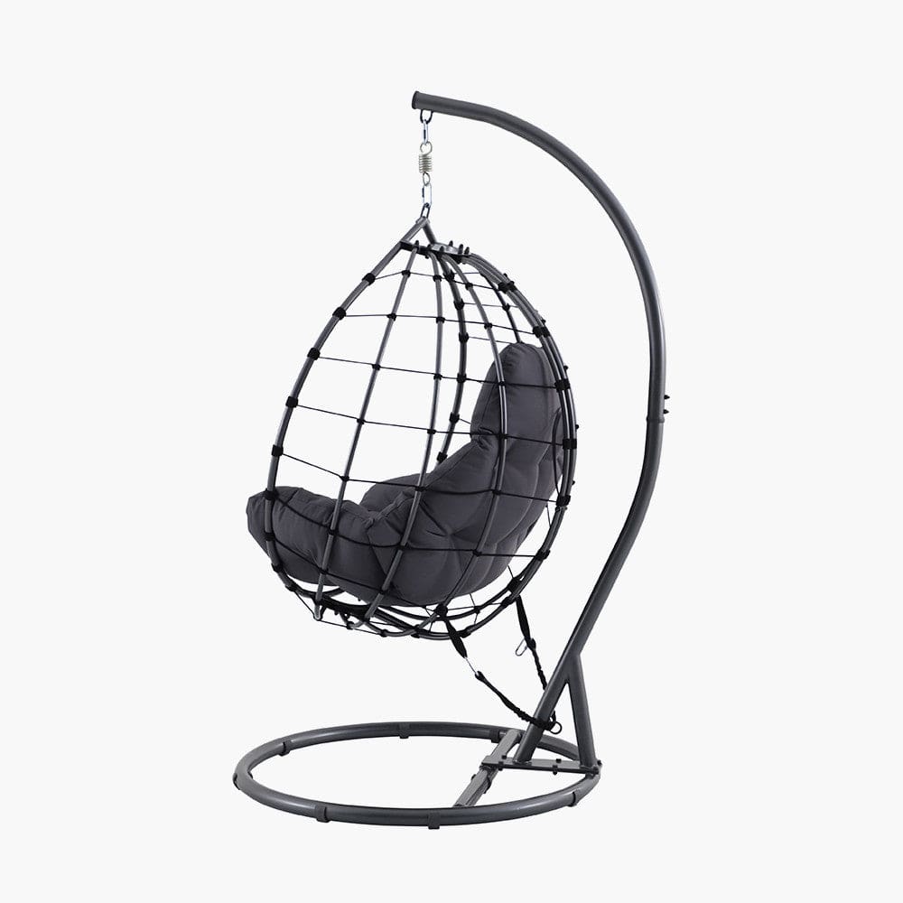 Blake Anthracite Outdoor Hanging Chair.