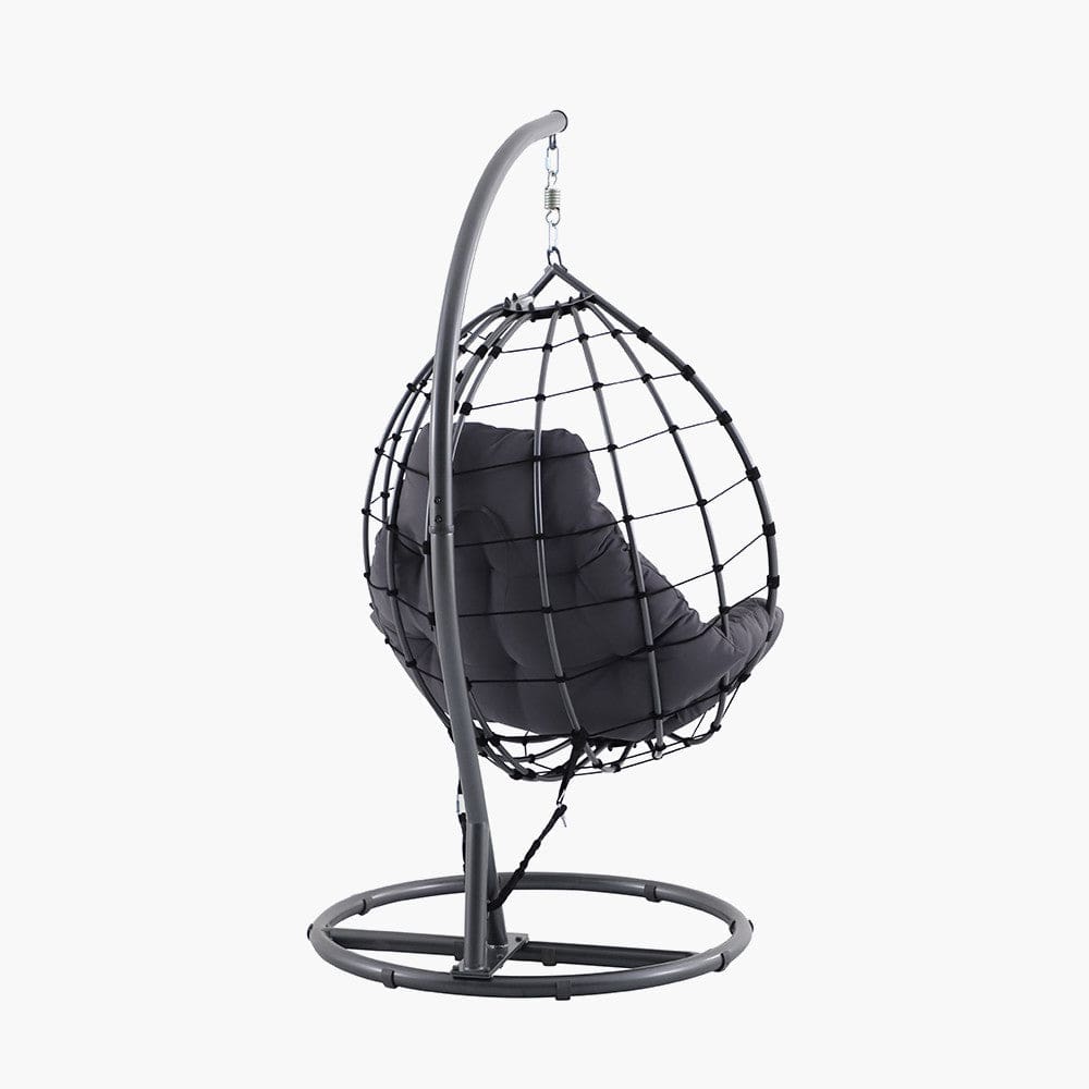 Blake Anthracite Outdoor Hanging Chair.