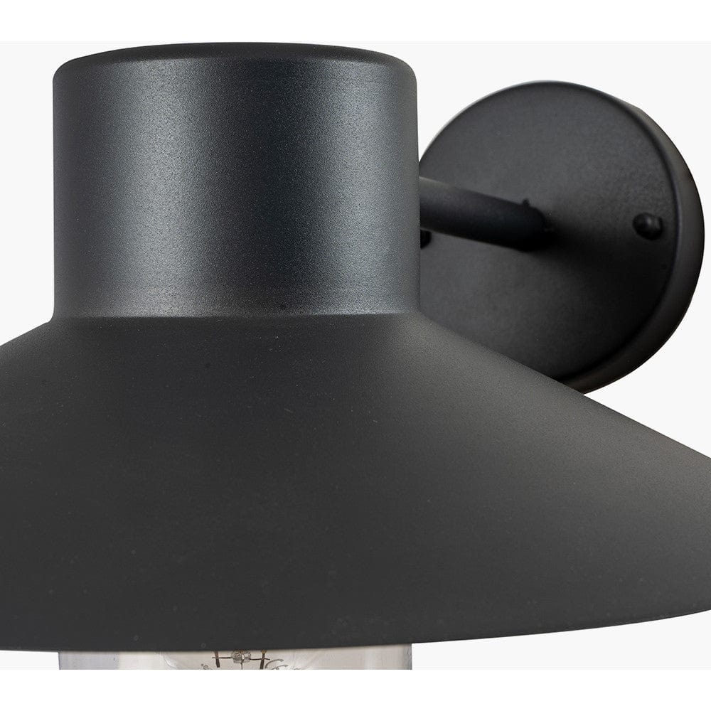 Carina Dark Grey Metal Outdoor Wall Light.