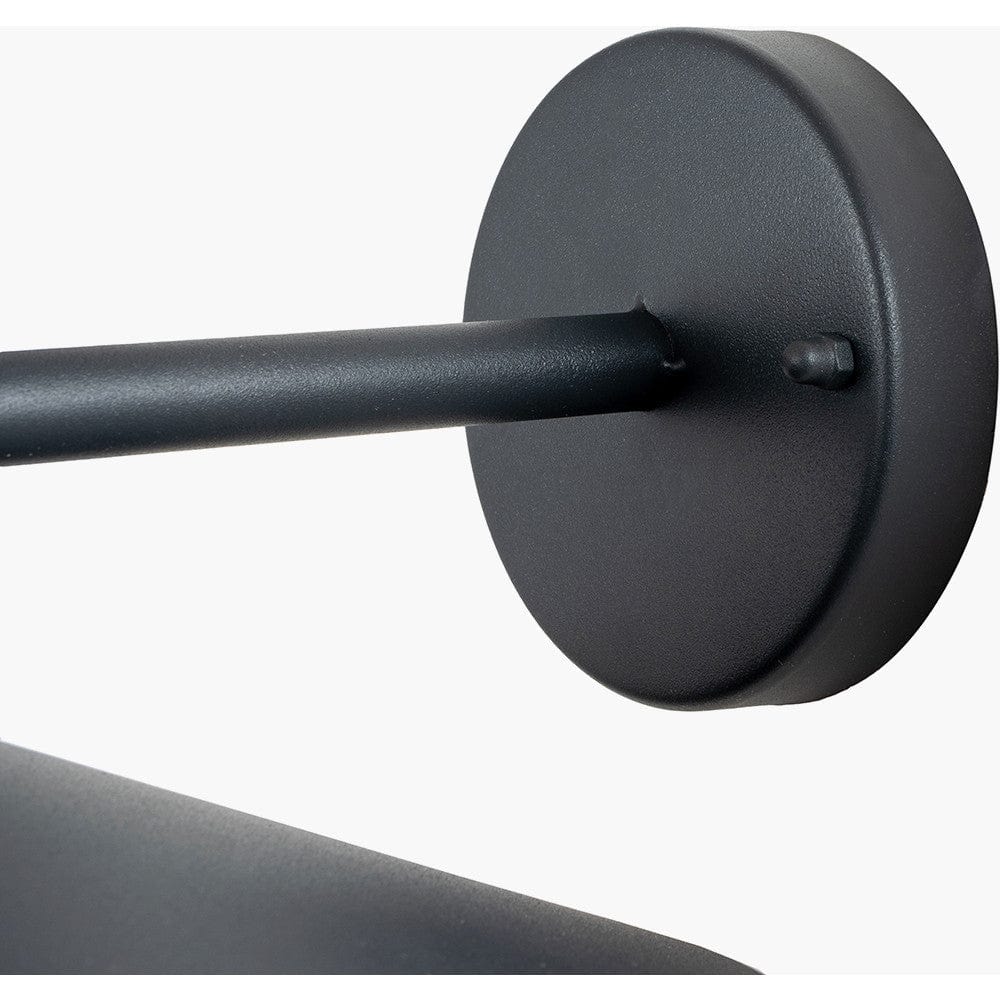 Carina Dark Grey Metal Outdoor Wall Light.