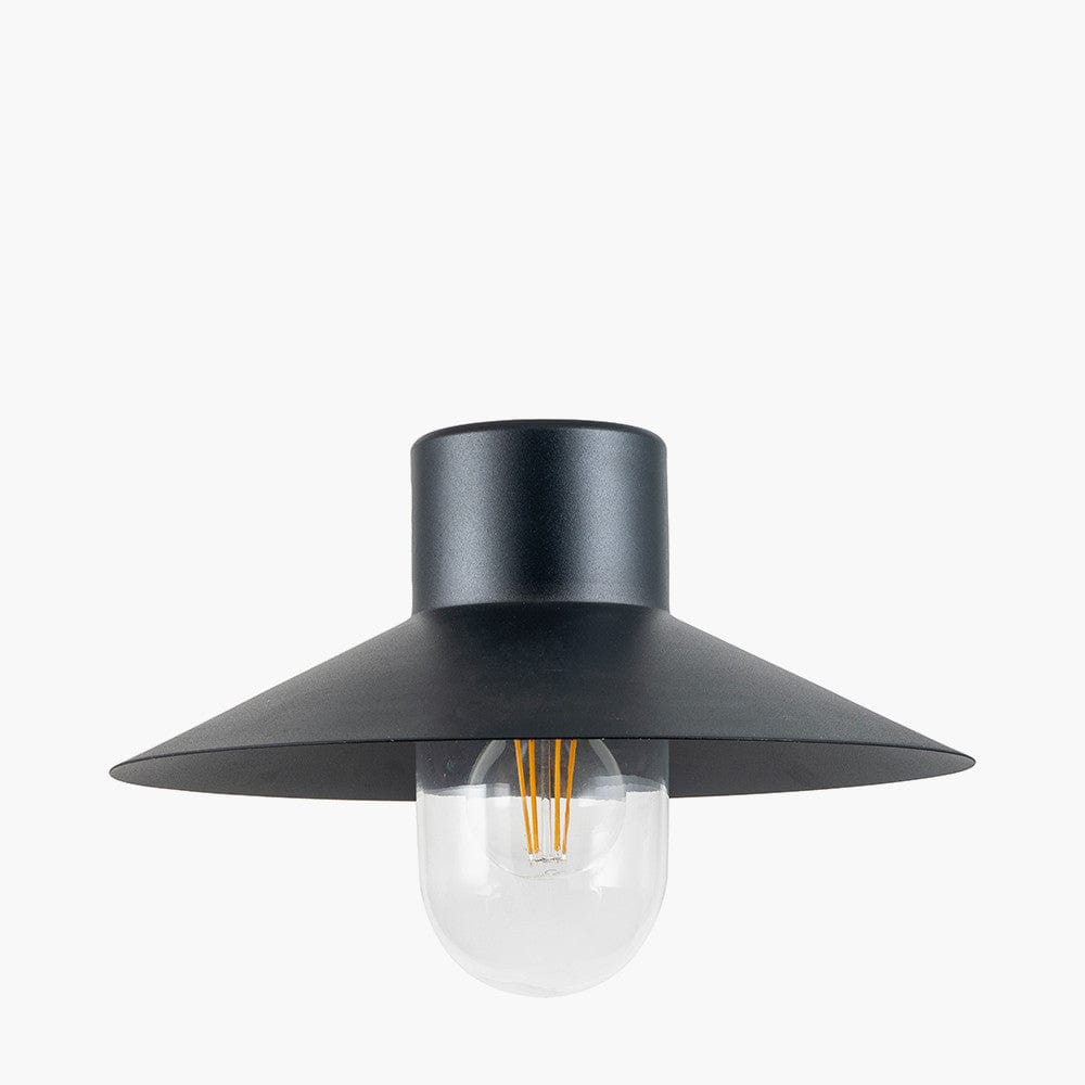 Carina Dark Grey Metal Outdoor Wall Light.