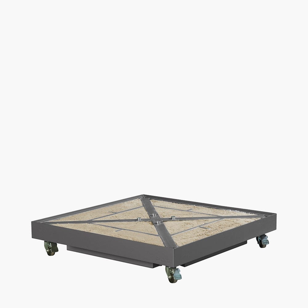 Ceramica Grey 40KG Wheeled Parasol Base.