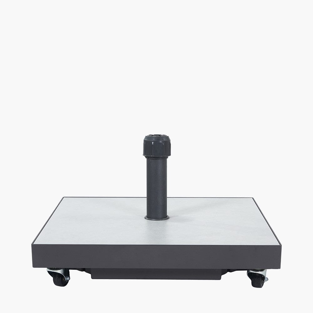 Ceramica Grey 40KG Wheeled Parasol Base.