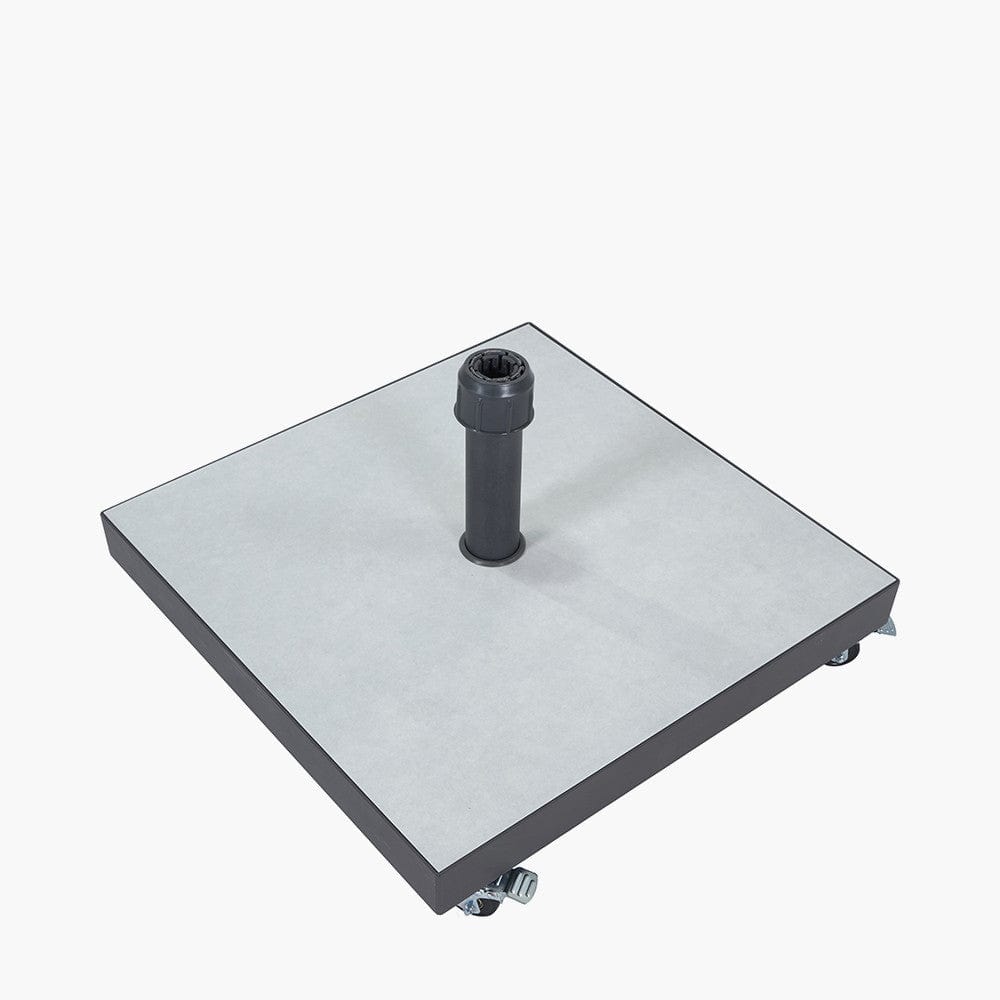 Ceramica Grey 40KG Wheeled Parasol Base.