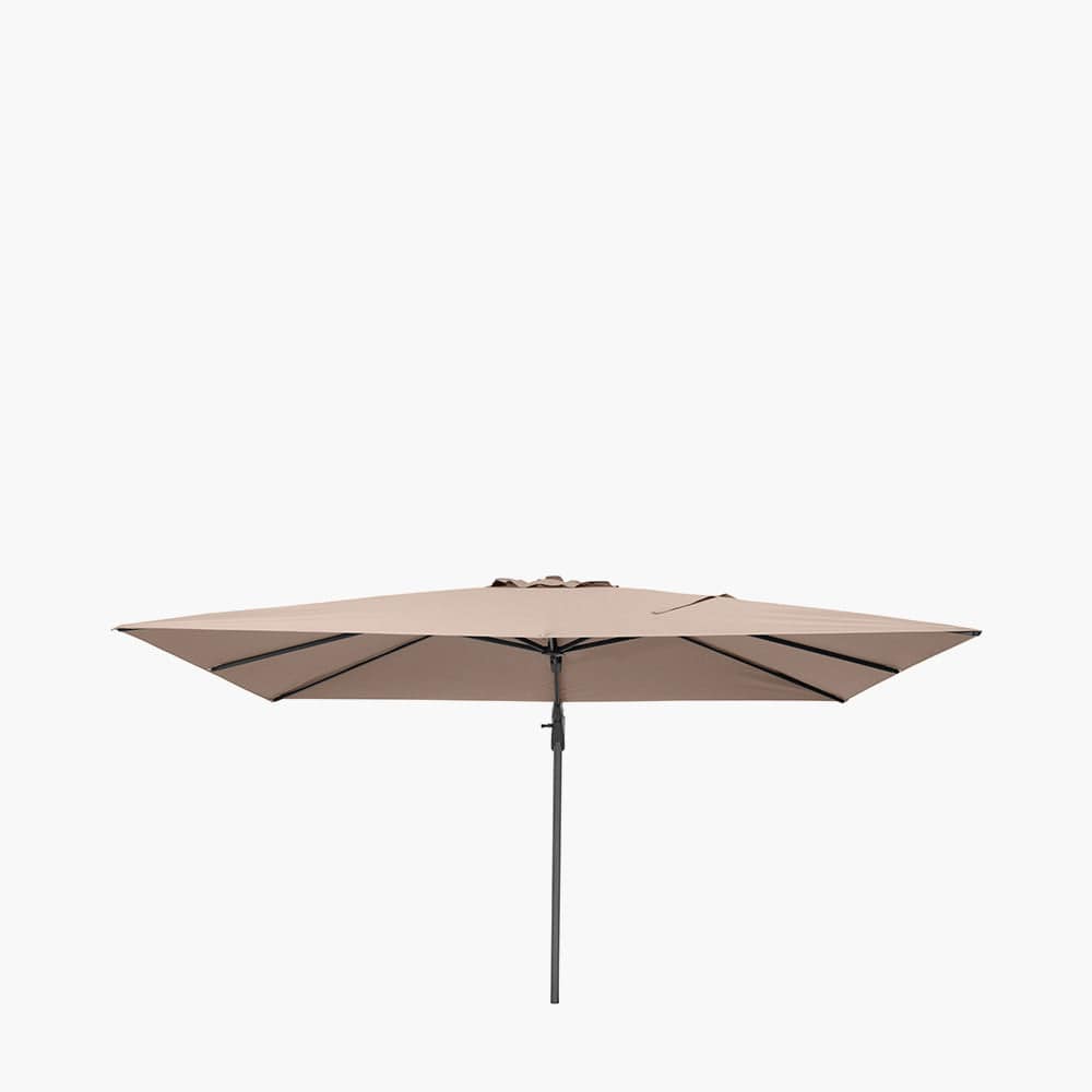 Challenger T2 3.5 x 2.6m Oblong Taupe Parasol.
