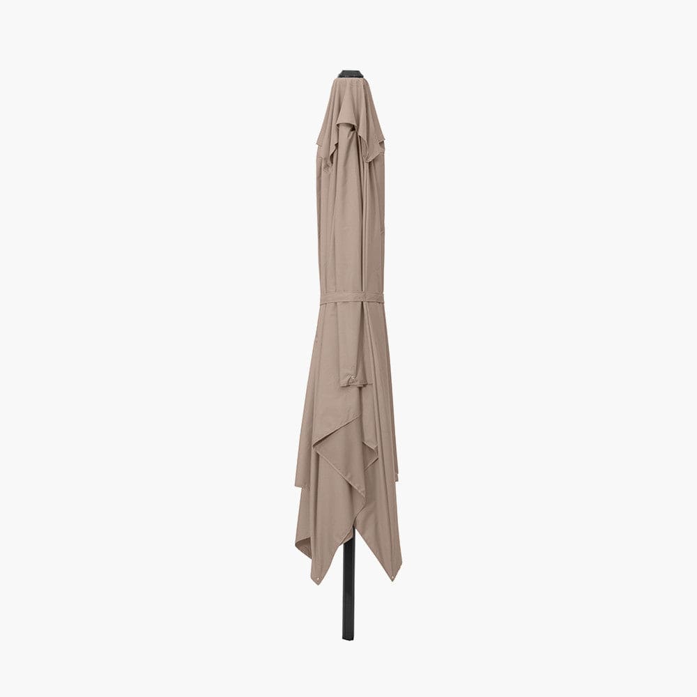 Pacific Lifestyle Outdoors Challenger T2 3.5 x 2.6m Oblong Taupe Parasol House of Isabella UK