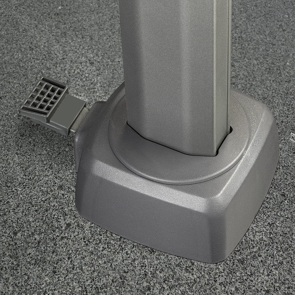 Challenger T2 3.5 x 2.6m Rectangular Premium Havana Taupe Free Arm Parasol.