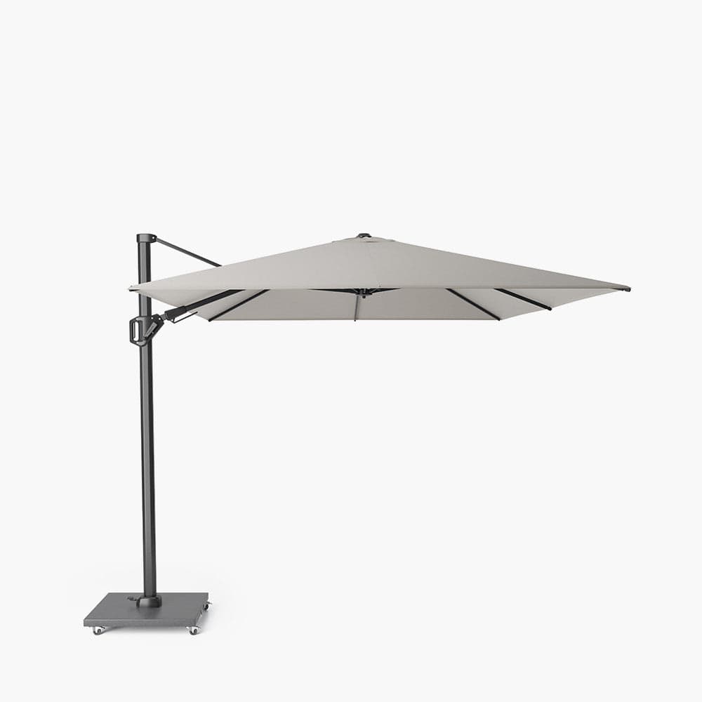 Pacific Lifestyle Outdoors Challenger T2 3.5 x 2.6m Rectangular Premium Manhattan Grey Free Arm Parasol House of Isabella UK