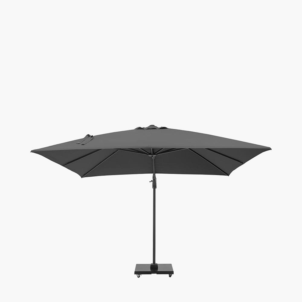 Challenger T2 3m Square Anthracite Parasol.