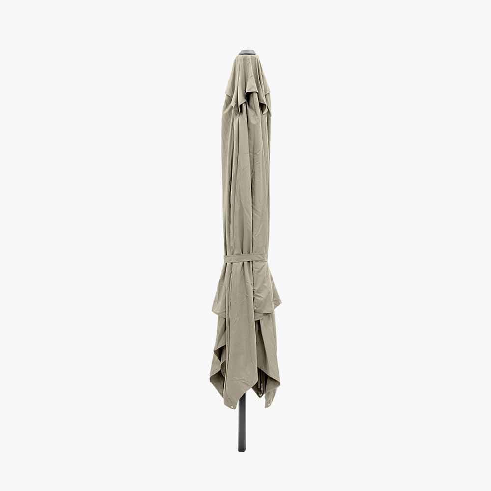 Challenger T2 3m Square Champagne Free Arm Parasol.