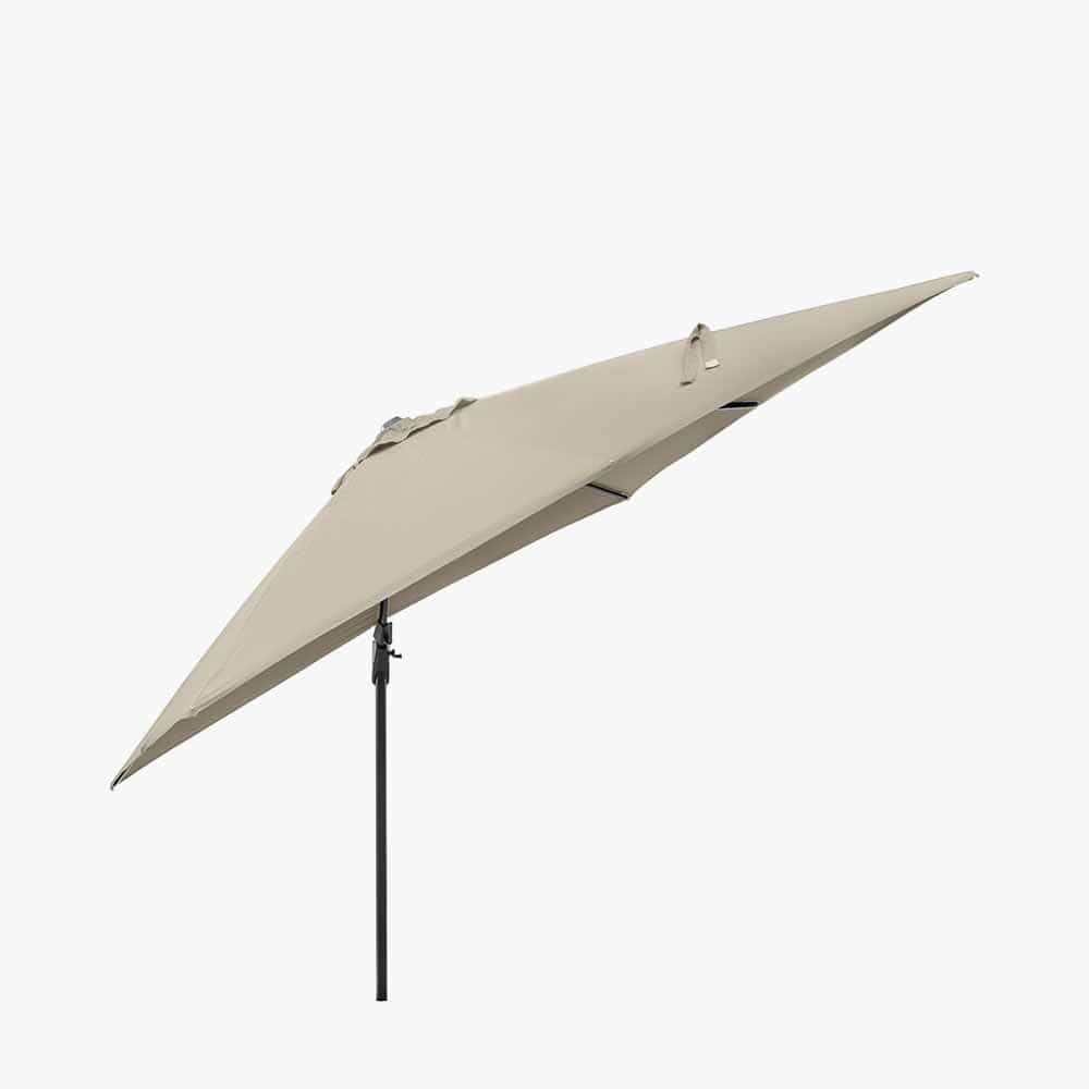 Pacific Lifestyle Outdoors Challenger T2 3m Square Champagne Free Arm Parasol House of Isabella UK