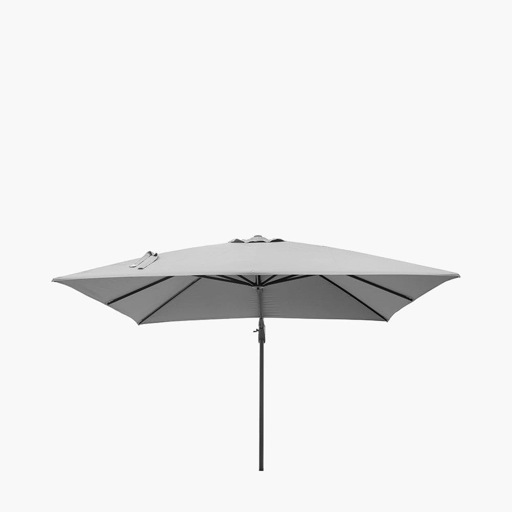Challenger T2 3m Square Luna Grey Parasol.