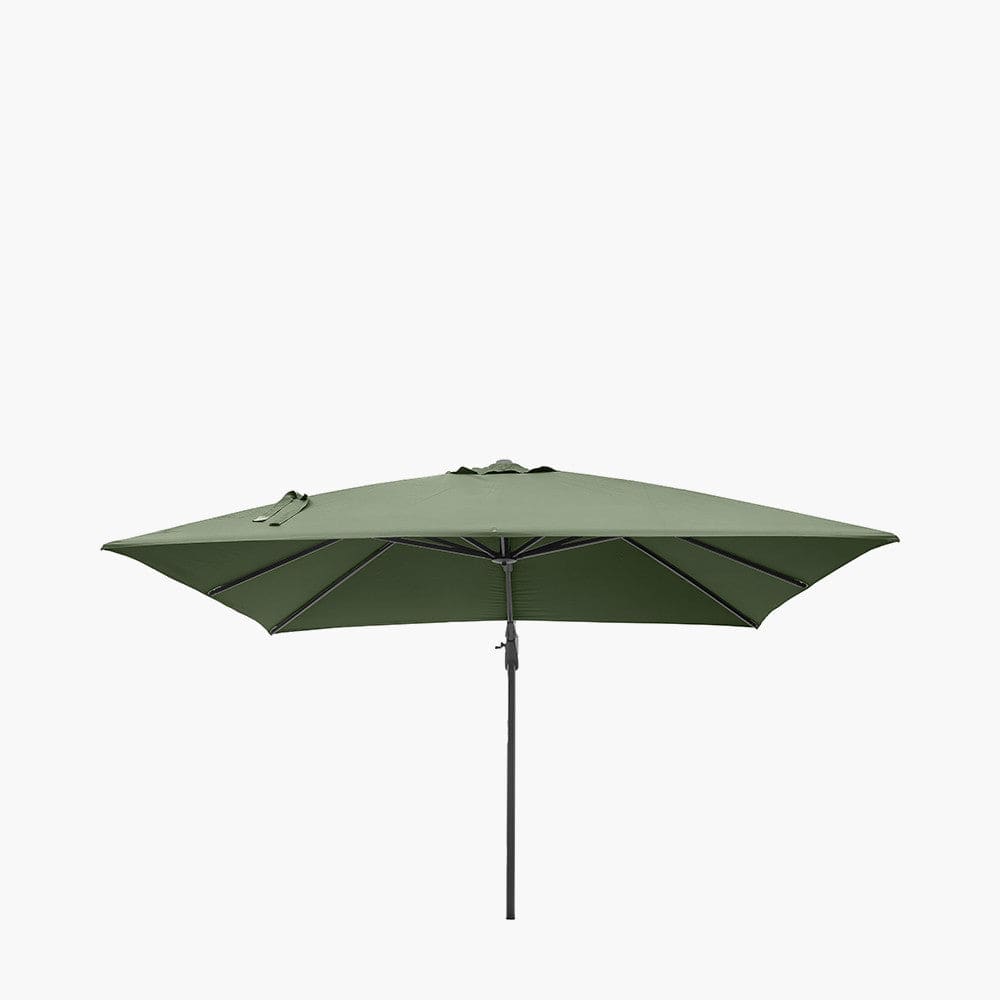 Pacific Lifestyle Outdoors Challenger T2 3m Square Olive Parasol House of Isabella UK