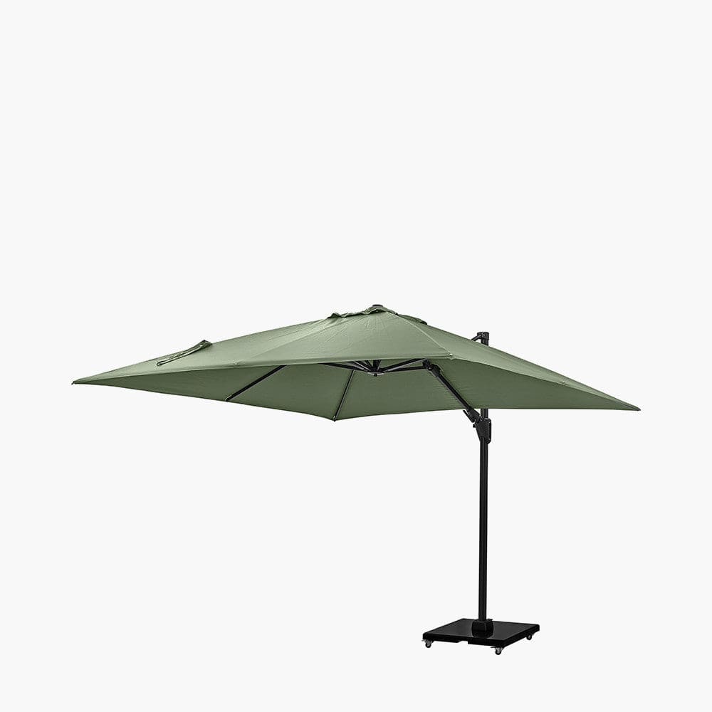 Challenger T2 3m Square Olive Parasol.