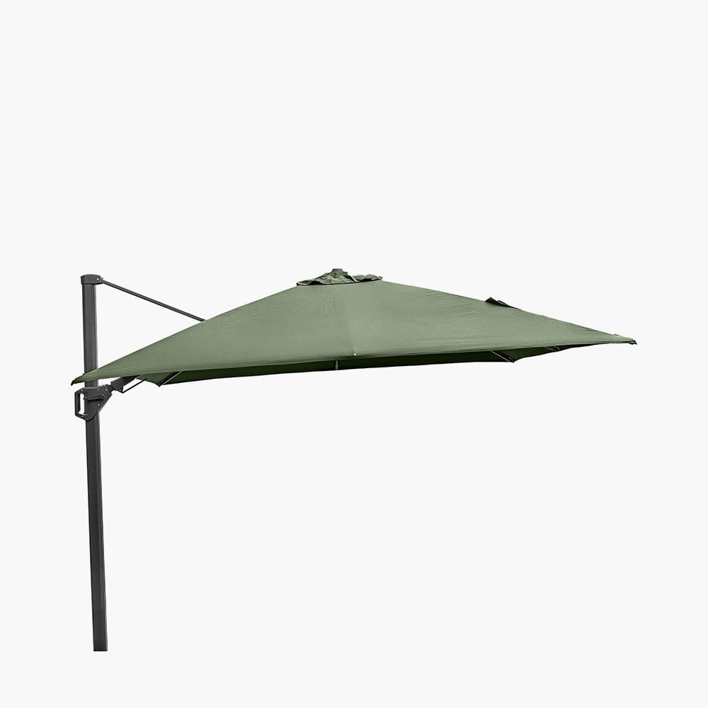 Challenger T2 3m Square Olive Parasol.
