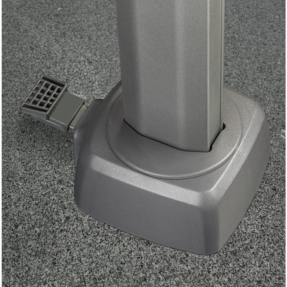 Pacific Lifestyle Outdoors Challenger T2 3m Square Premium Champagne Free Arm Parasol House of Isabella UK