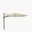 Pacific Lifestyle Outdoors Challenger T2 3m Square Premium Champagne Free Arm Parasol House of Isabella UK