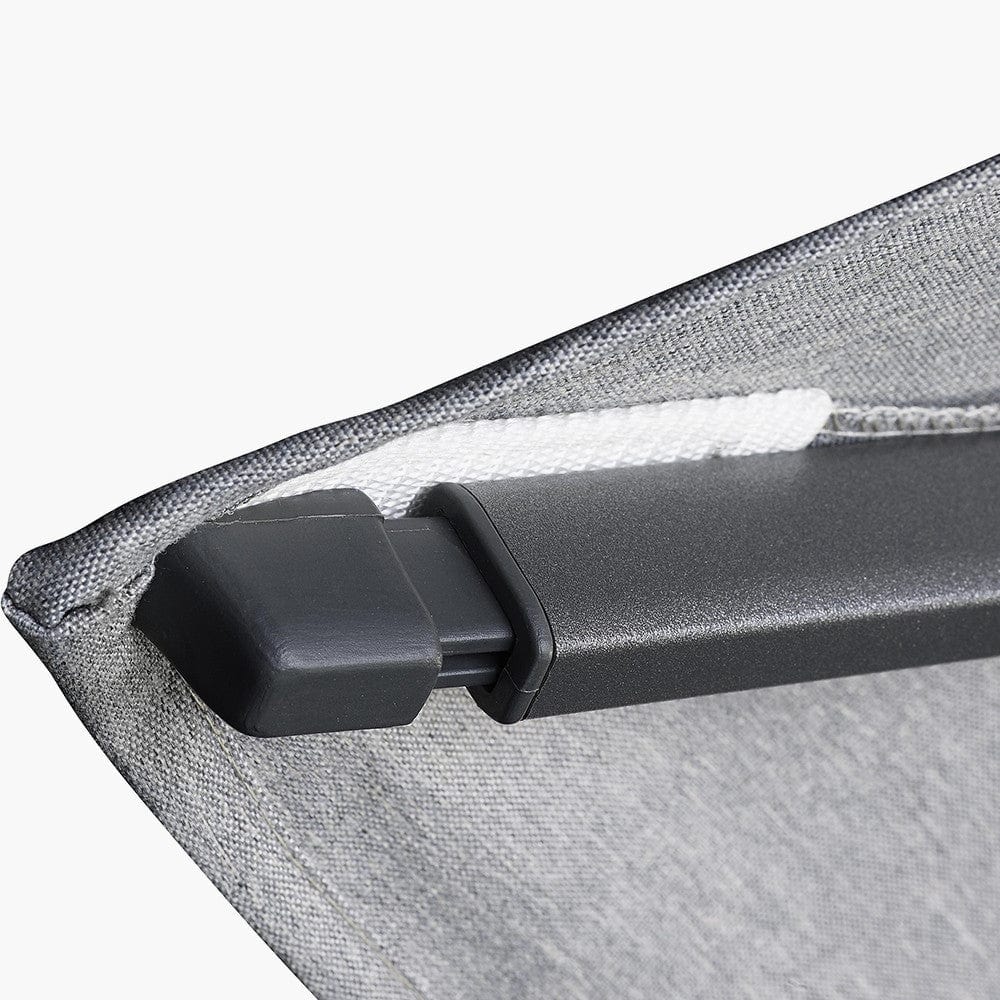 Pacific Lifestyle Outdoors Challenger T2 3m Square Premium Faded Black Free Arm Parasol House of Isabella UK