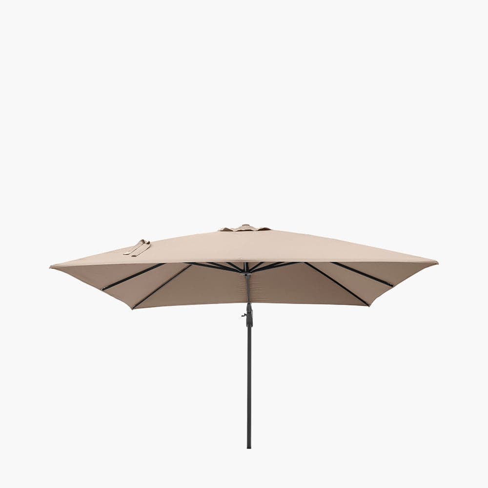 Pacific Lifestyle Outdoors Challenger T2 3m Square Taupe Parasol House of Isabella UK