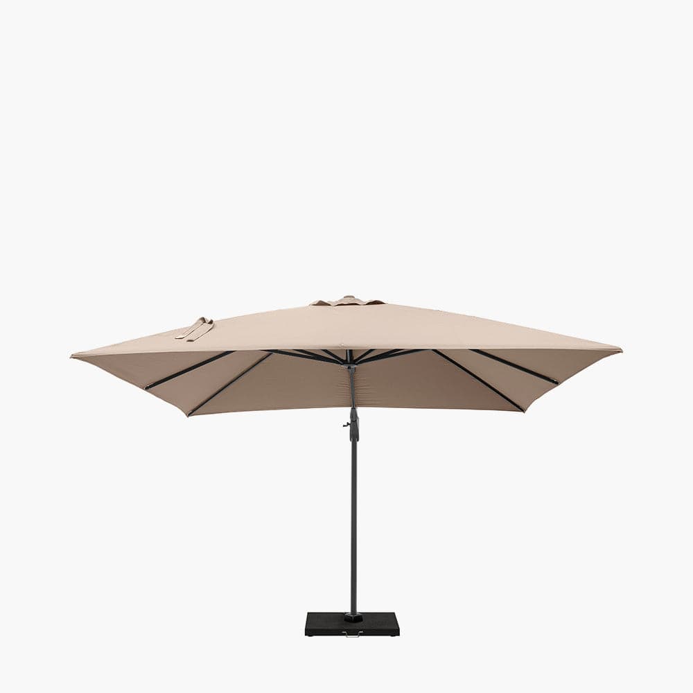 Challenger T2 3m Square Taupe Parasol.