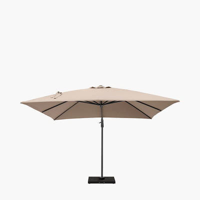 Pacific Lifestyle Outdoors Challenger T2 3m Square Taupe Parasol House of Isabella UK