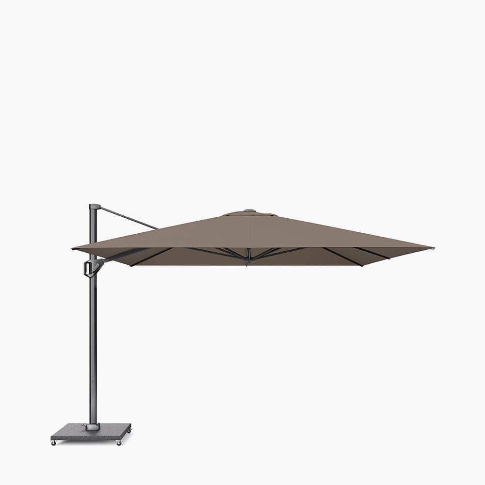 Challenger Telescopic T1 3.5m Square Havana Parasol.