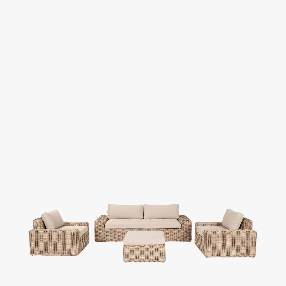 Como Natural Antique Lounge Set.