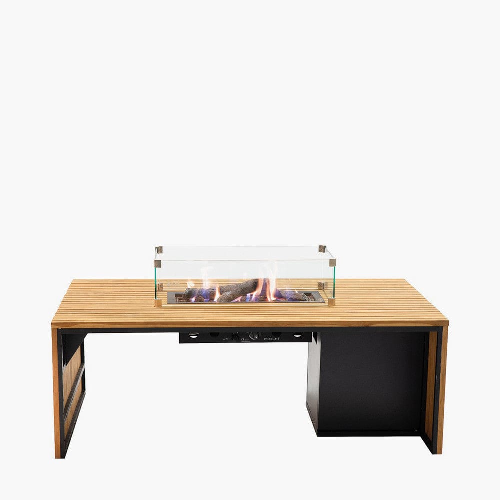 Cosibridge 140 Teak Fire Pit Table.